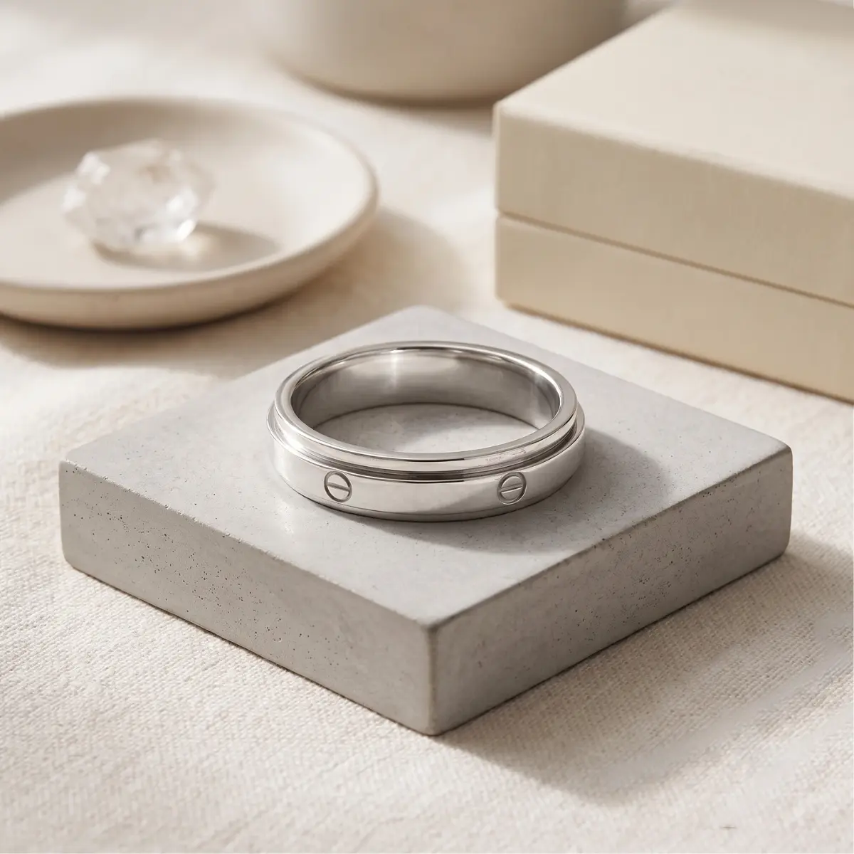 925 Sterling Silver Classic And Minimal Band For Men And Women